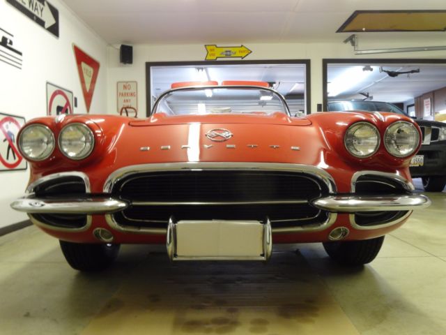 1962 Red Chevrolet Corvette Convertible