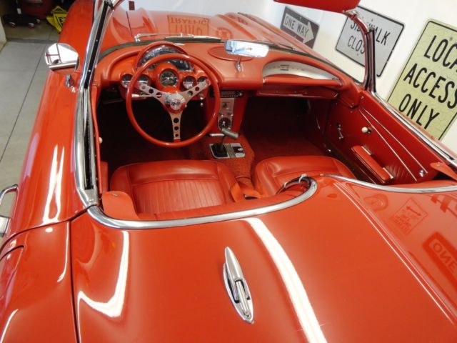 1962 Red Chevrolet Corvette Convertible