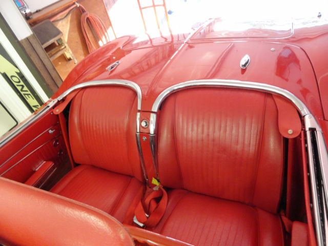 1962 Red Chevrolet Corvette Convertible