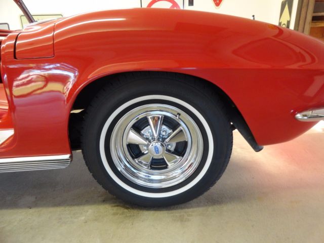 1962 Red Chevrolet Corvette Convertible