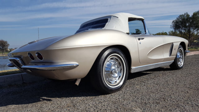 1962 Tan Chevrolet Corvette Convertible