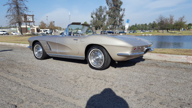 1962 Tan Chevrolet Corvette Convertible