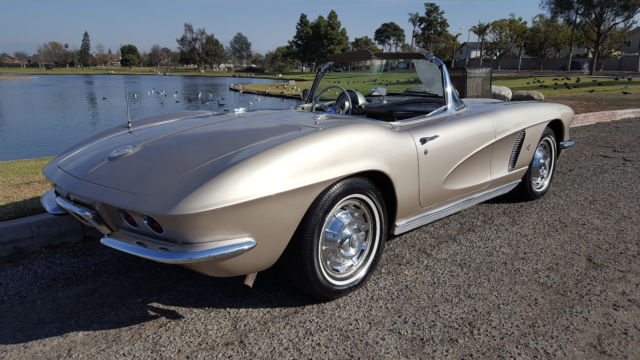 1962 Tan Chevrolet Corvette Convertible