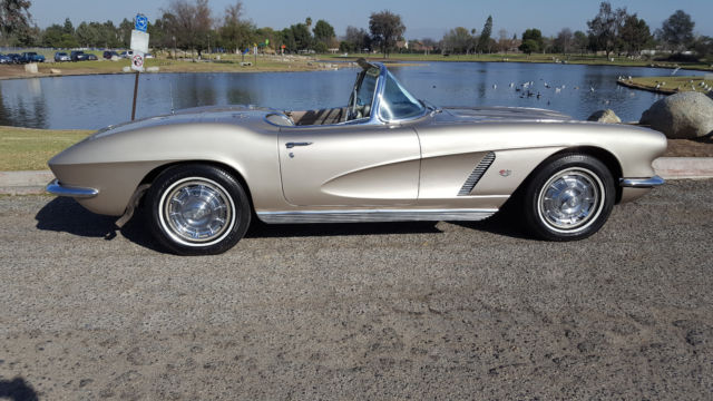 1962 Tan Chevrolet Corvette Convertible