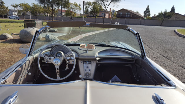 1962 Tan Chevrolet Corvette Convertible