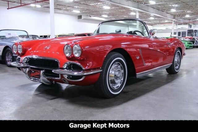 1962 Red Chevrolet Corvette Convertible