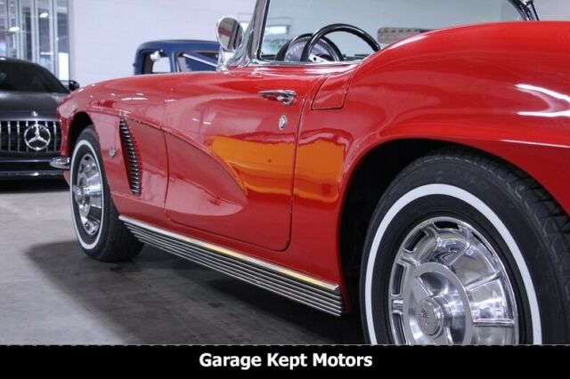 1962 Red Chevrolet Corvette Convertible