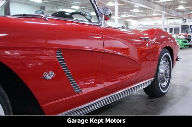 1962 Red Chevrolet Corvette Convertible