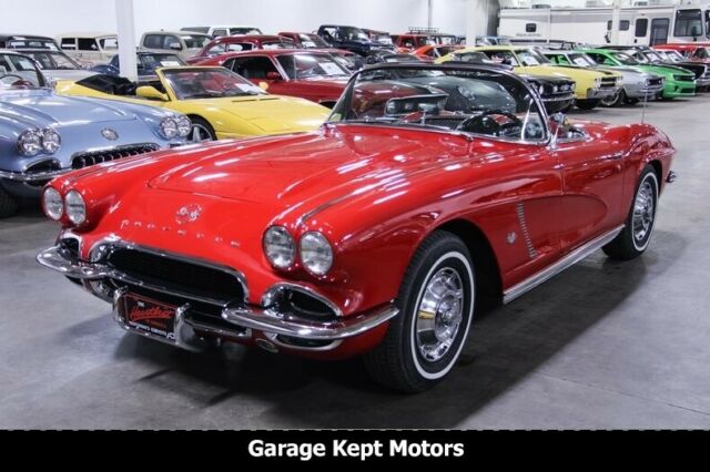 1962 Red Chevrolet Corvette Convertible