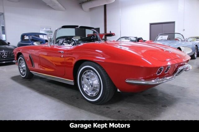 1962 Red Chevrolet Corvette Convertible