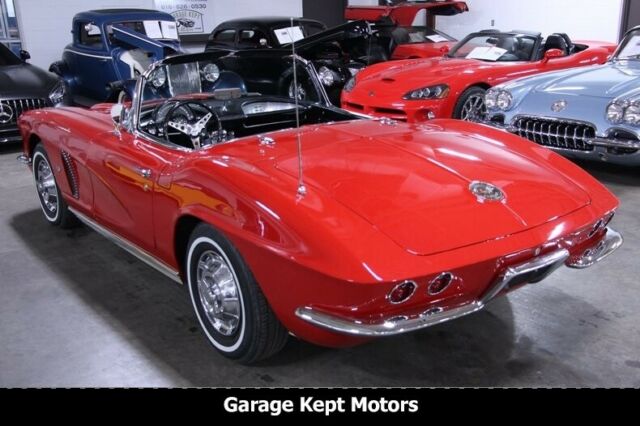 1962 Red Chevrolet Corvette Convertible