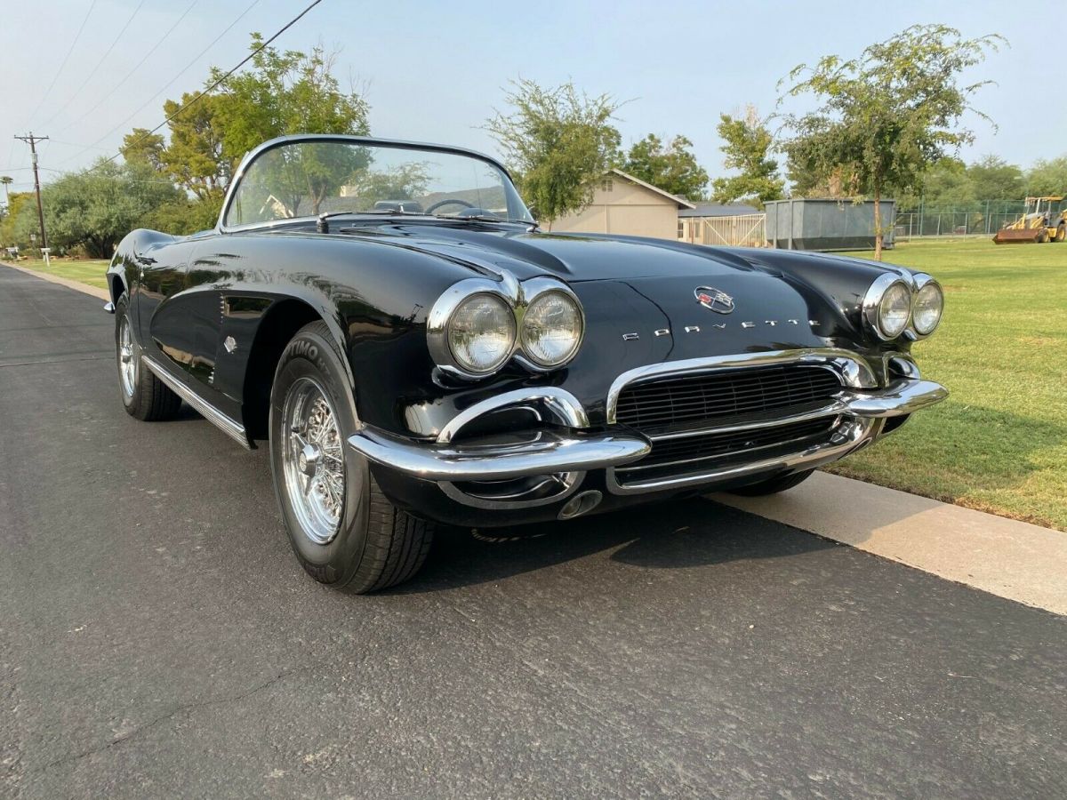 1962 Black Chevrolet Corvette Convertible