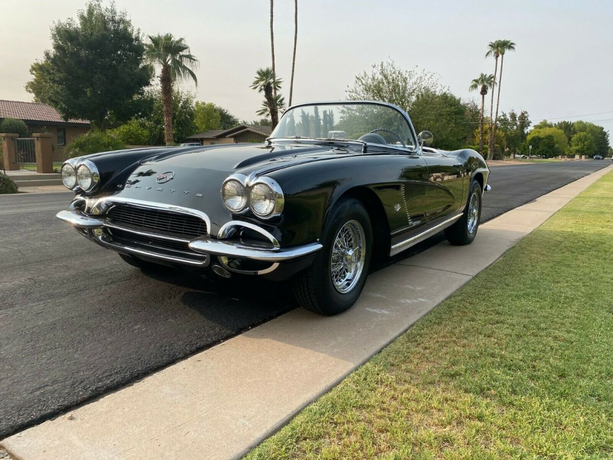 1962 Black Chevrolet Corvette Convertible