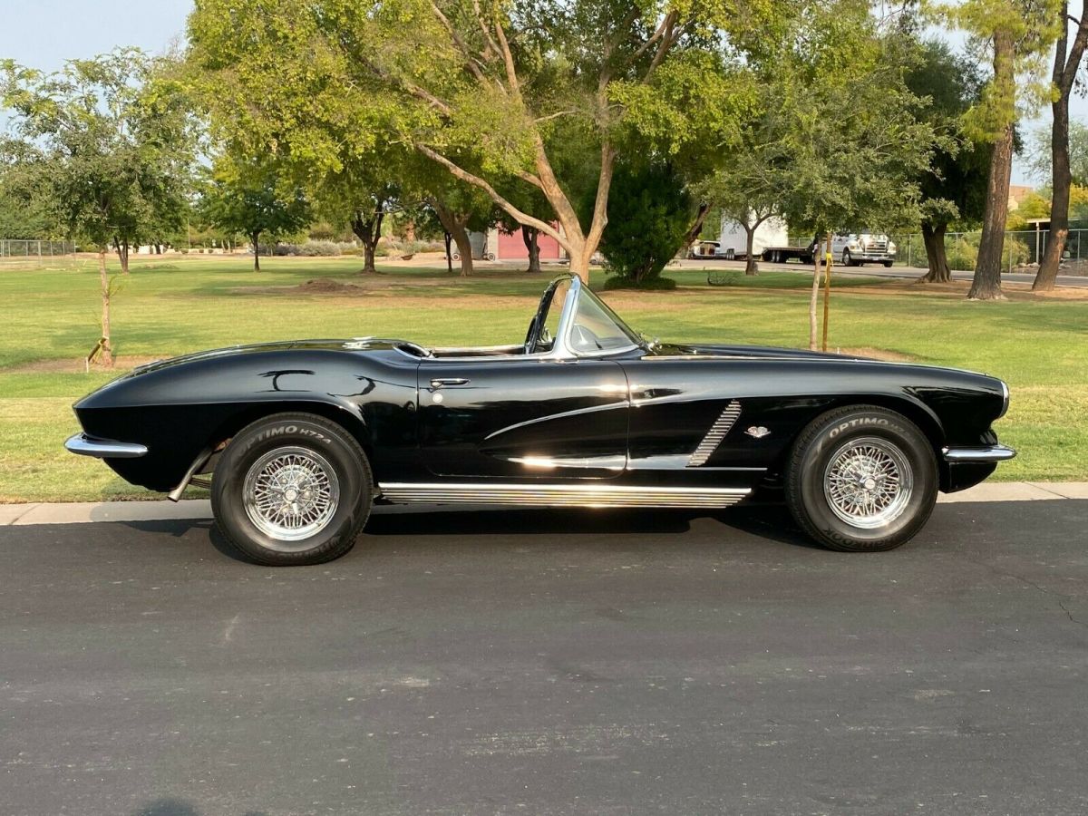 1962 Black Chevrolet Corvette Convertible