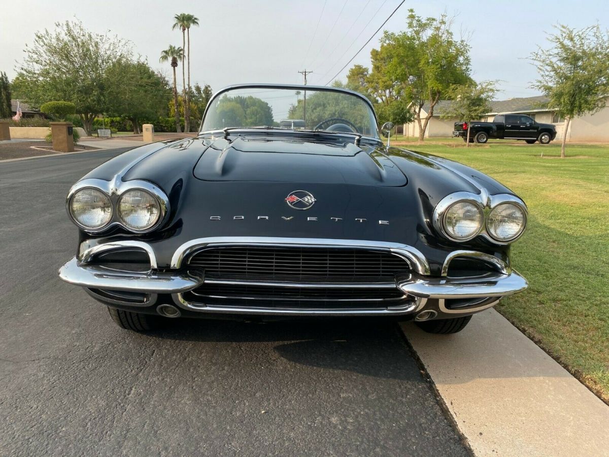 1962 Black Chevrolet Corvette Convertible