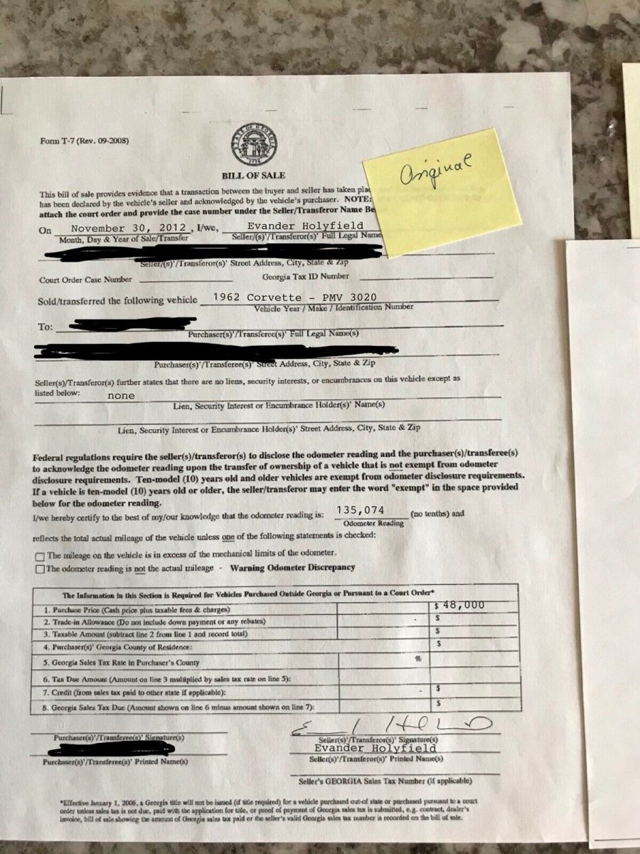 1962 Chevrolet Corvette Convertible