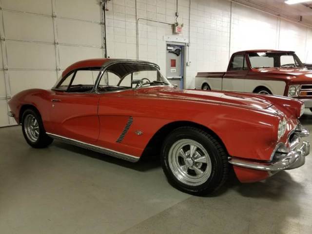 1962 Red Chevrolet Corvette Convertible