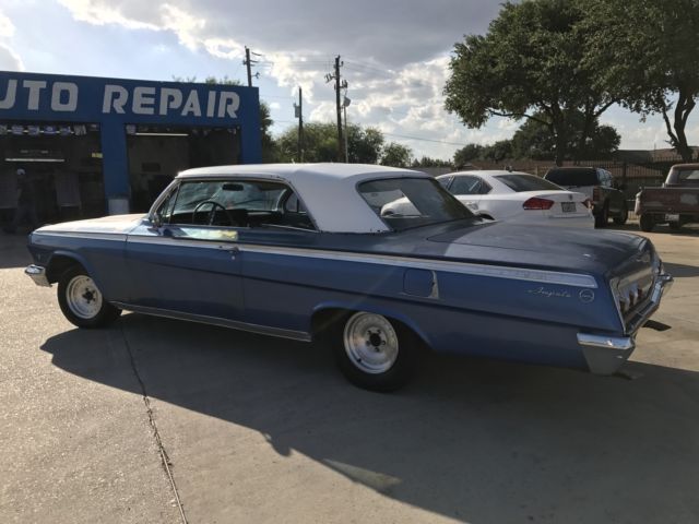 1962 Blue Chevrolet Impala Coupe