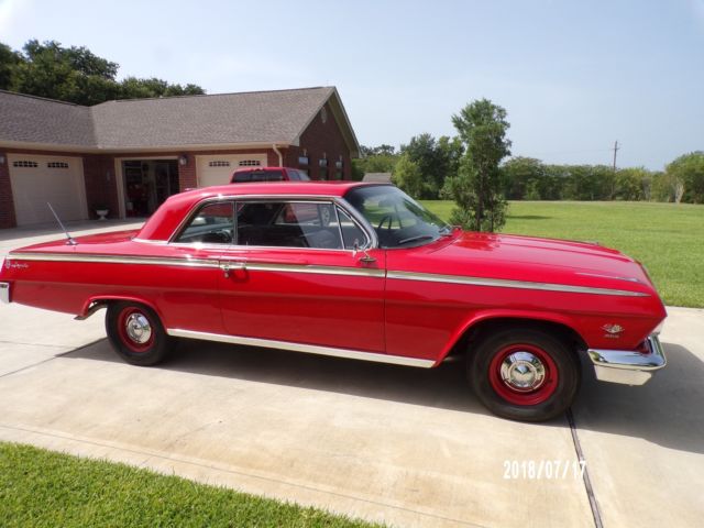 1962 Roman Red Chevrolet Impala Coupe