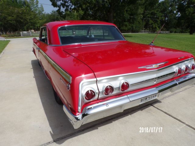 1962 Roman Red Chevrolet Impala Coupe