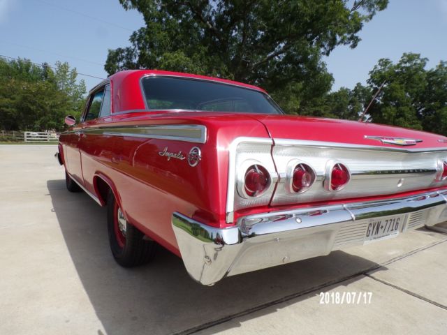 1962 Roman Red Chevrolet Impala Coupe
