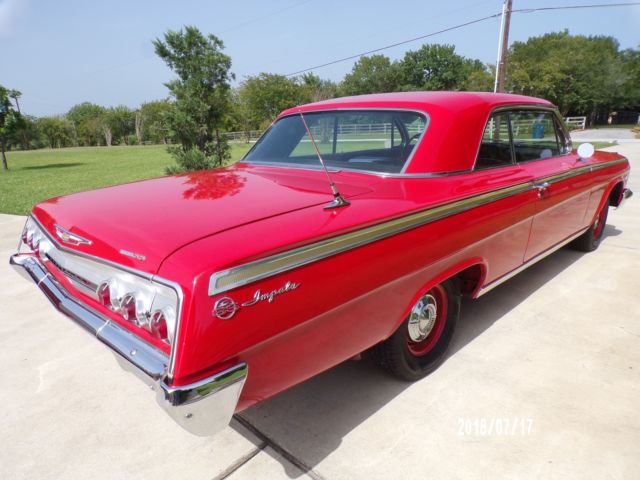 1962 Roman Red Chevrolet Impala Coupe