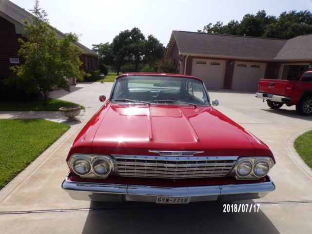 1962 Roman Red Chevrolet Impala Coupe