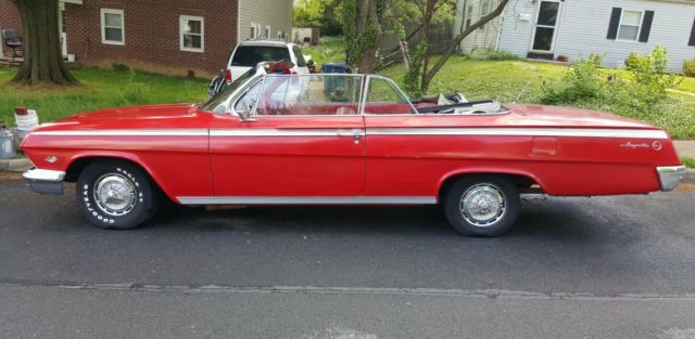 1962 Black Chevrolet Impala Convertible