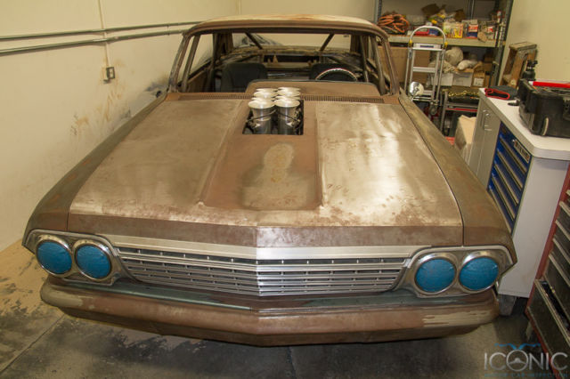1962 Gray Chevrolet Impala Coupe