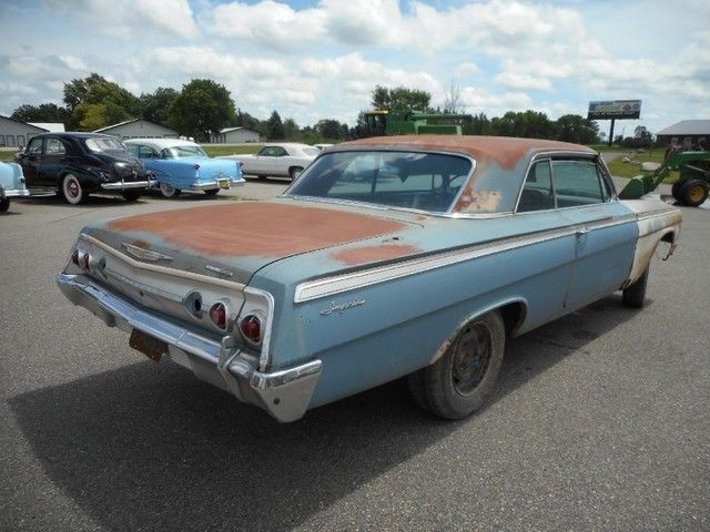 1962 Blue Chevrolet Impala Coupe