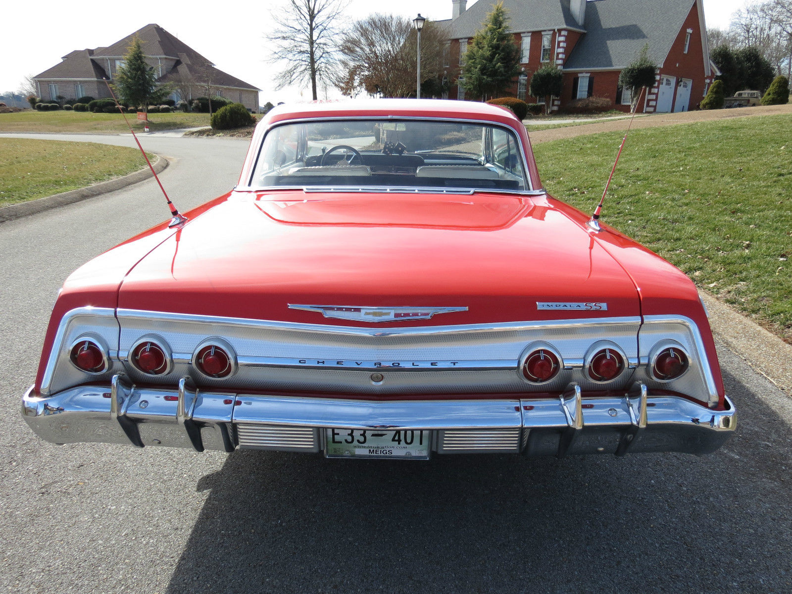 1962 Red Chevrolet Impala Sedan