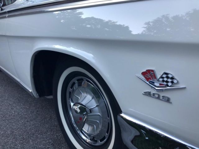 1962 White Chevrolet Impala Coupe