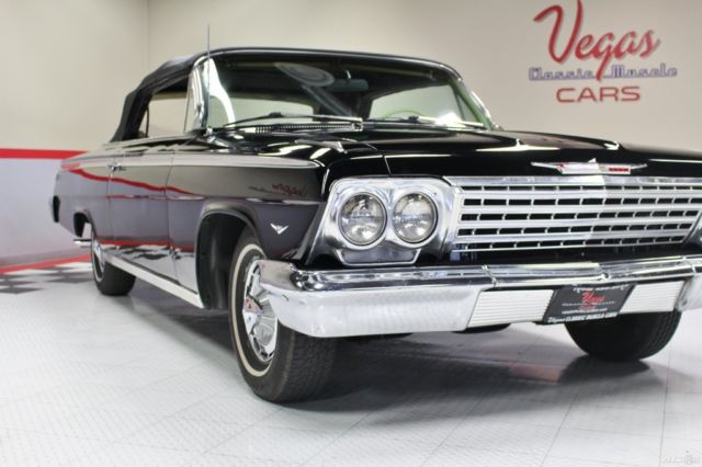 1962 Black Chevrolet Impala Convertible