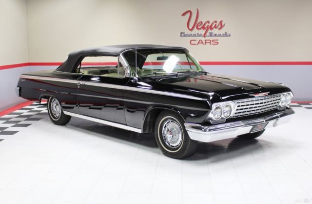 1962 Black Chevrolet Impala Convertible