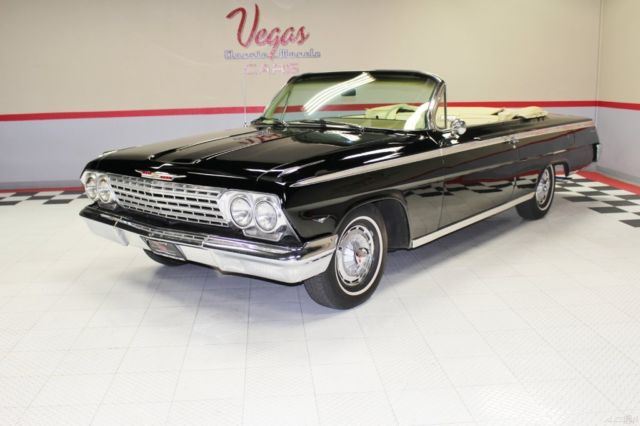 1962 Black Chevrolet Impala Convertible