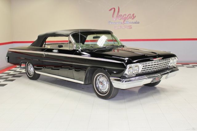 1962 Black Chevrolet Impala Convertible