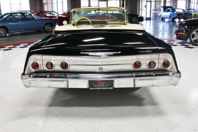 1962 Black Chevrolet Impala Convertible