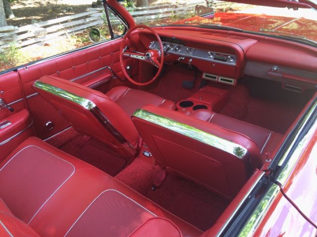 1962 Red Chevrolet Impala Convertible
