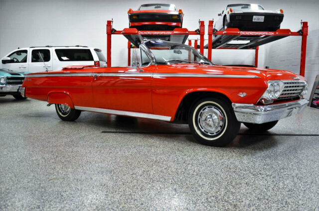 1962 Roman Red Chevrolet Impala Convertible