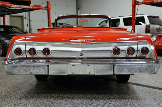1962 Roman Red Chevrolet Impala Convertible