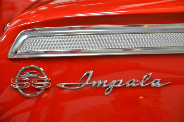 1962 Roman Red Chevrolet Impala Convertible