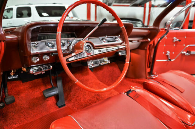 1962 Roman Red Chevrolet Impala Convertible