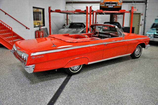 1962 Roman Red Chevrolet Impala Convertible
