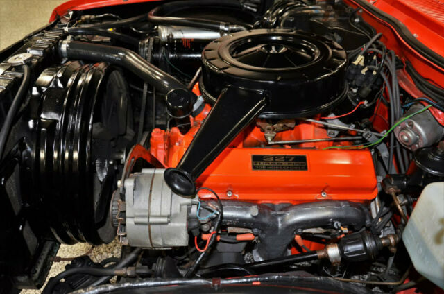 1962 Roman Red Chevrolet Impala Convertible