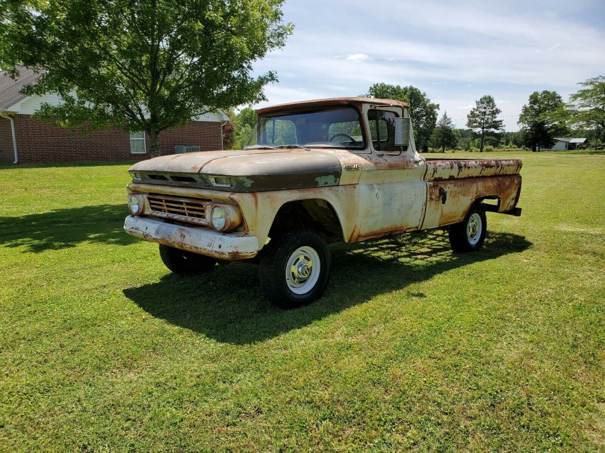 1962 White Chevrolet C-10