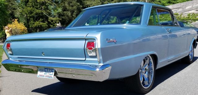 1962 Silver Blue Poly Chevrolet Nova Coupe
