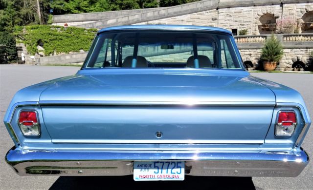 1962 Silver Blue Poly Chevrolet Nova Coupe