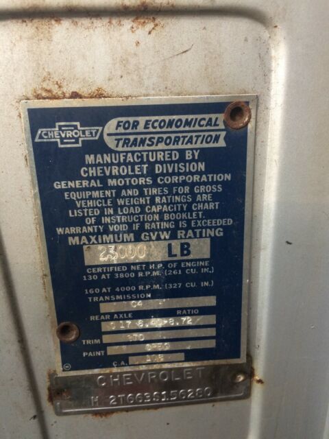 1962 Chevrolet Other Pickups Coe