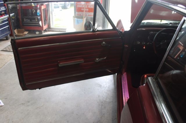 1962 Burgundy Chevrolet Nova Coupe