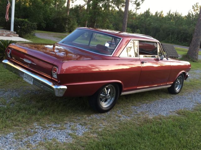 1962 Burgundy Chevrolet Nova Coupe
